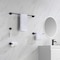 Kibi Circular 5 Piece Bathroom Hardware Set C-KBA14-5MB - alternate 3